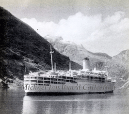 Chusan in Norwegian Fjiord 1967